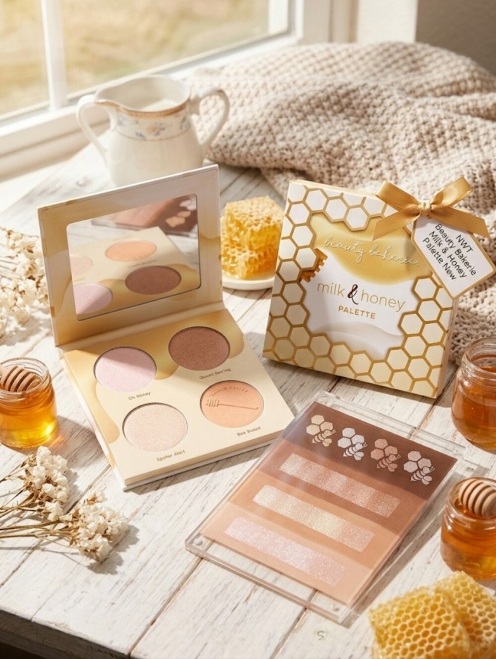 ​NWT Beauty Bakerie Milk & Honey Highlighter Face Palette New